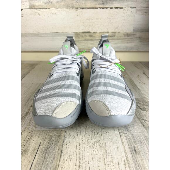 Adidas Trae Young 2 Mens 11.5 Dash Grey Silver Basketball Lace Up Sneakers NEW - Picture 3 of 8